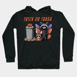 Halloween Raccoon Duo - Trick or Trash Hoodie